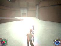une photo d'Ã©cran de Star Wars - Jedi Knight 2 - Jedi Outcast sur Microsoft X-Box